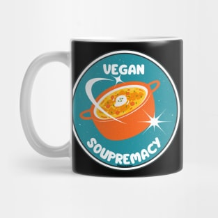 Vegan Supremacy Vegan Soup Pun Mug